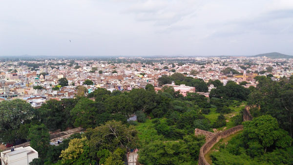 A-city-view-from-Jhansi-fort