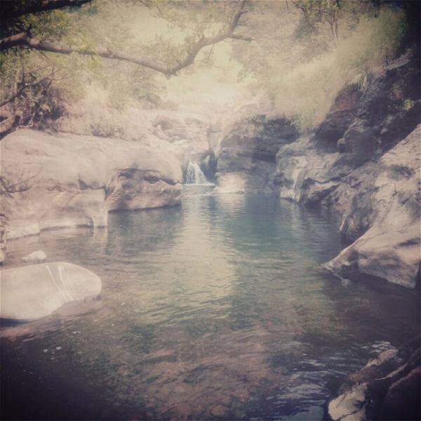 second water stream at devkund waterfall