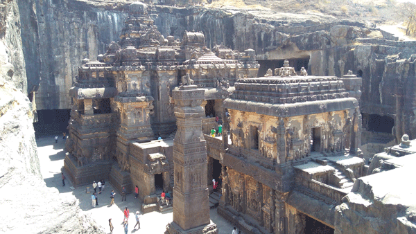 Kailasha temple at ellora caves